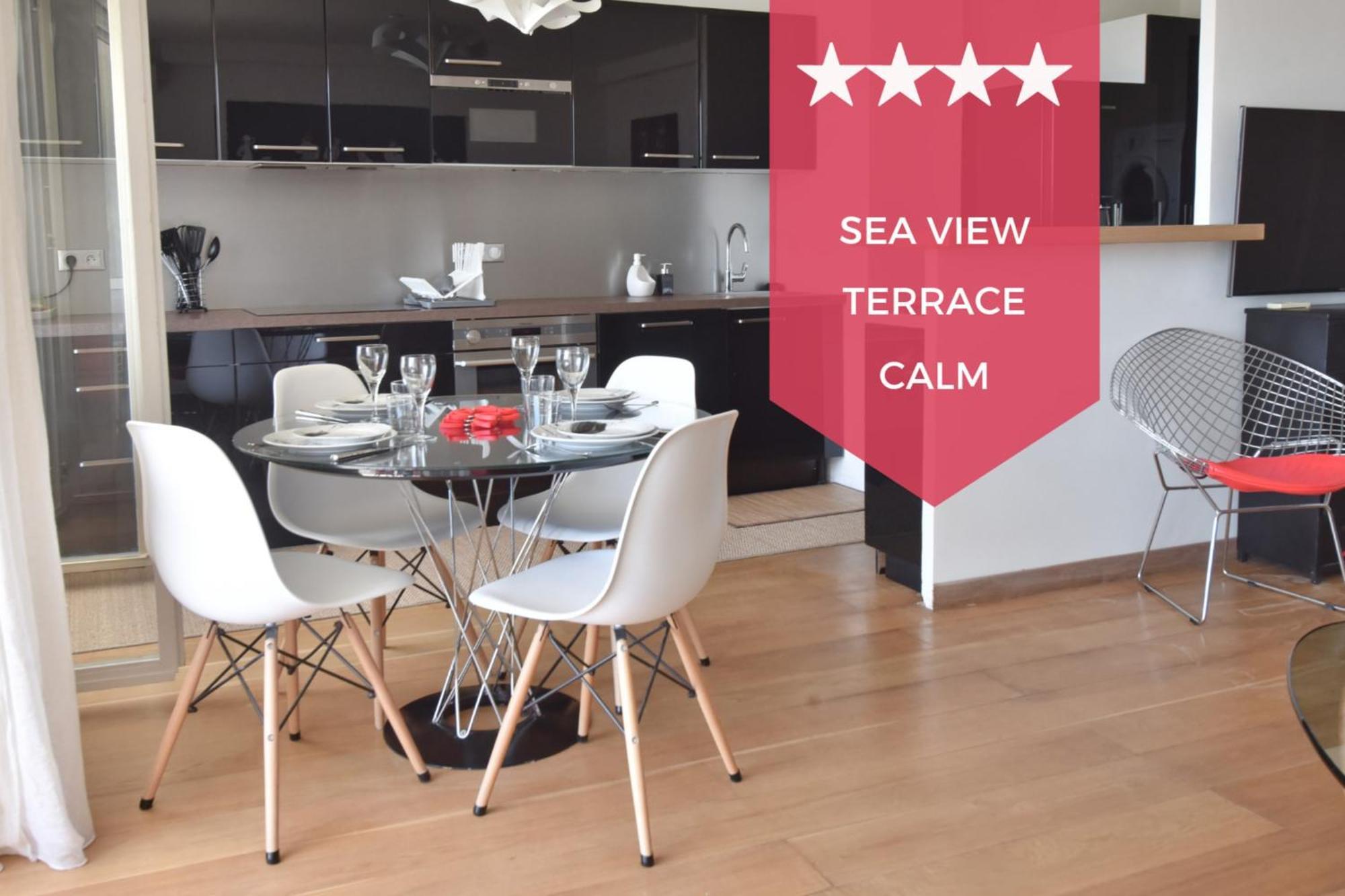 Face A La Moderne Terrasse Proche Plages Cannes